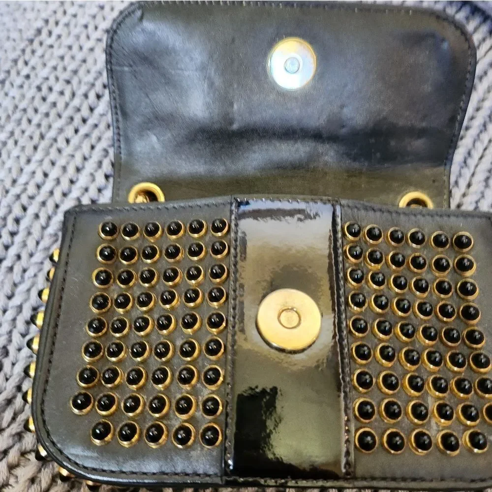 Christian Louboutin Mini Spiked Sweet Charity Crossbody Bag